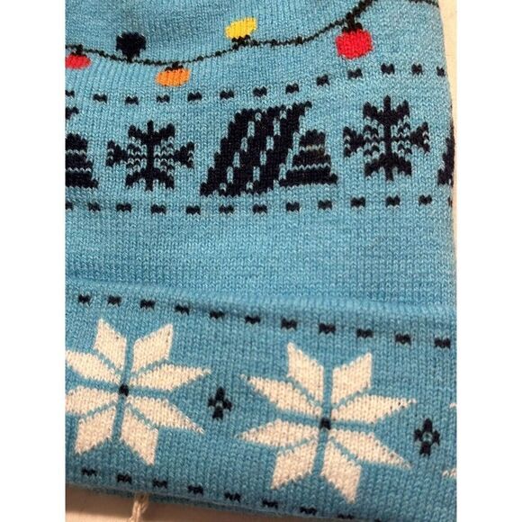 ALDI GEAR Holiday 2023 Beanie Winter Knit Pom Pom MULTI COLOR Gift Fast Ship! - Picture 3 of 11